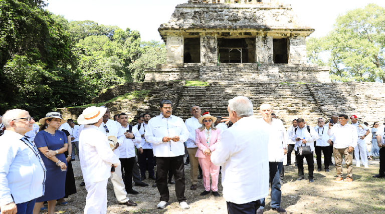 Inicia Encuentro de Palenque con recorrido por Zona Arqueológica