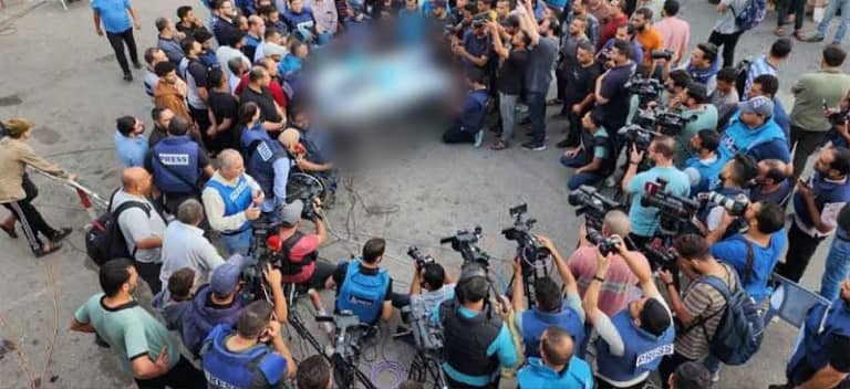 Hizbulah de Líbano denuncia asesinato de periodistas en Gaza