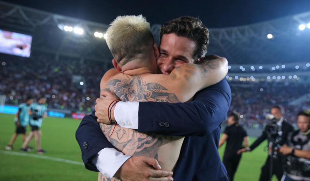 Un abrazo de satisfacción | Jorge Giménez y Soteldo, buen trabajo de la federación y la selección ¡7 puntos en 4 partidos!