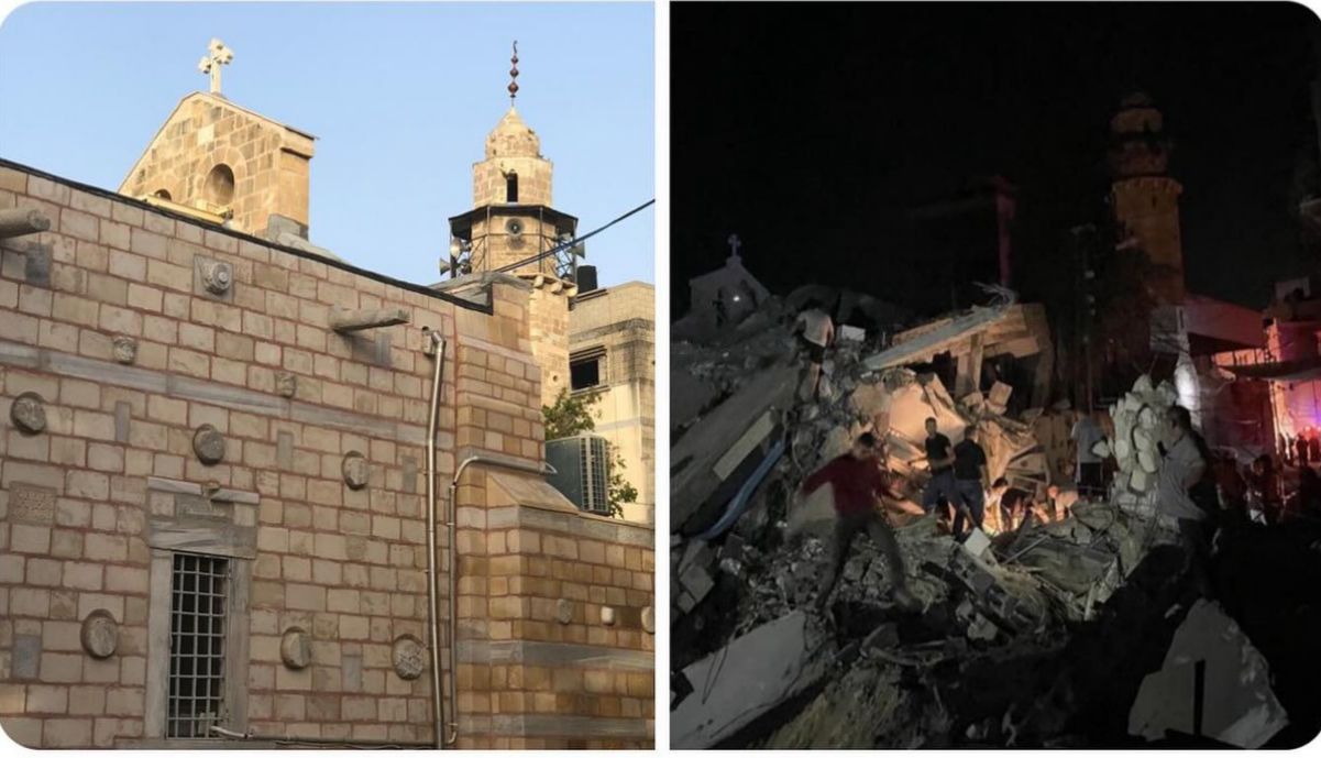Más de 50 muertos en un bombardeo a una iglesia en Gaza (+ Detalles)