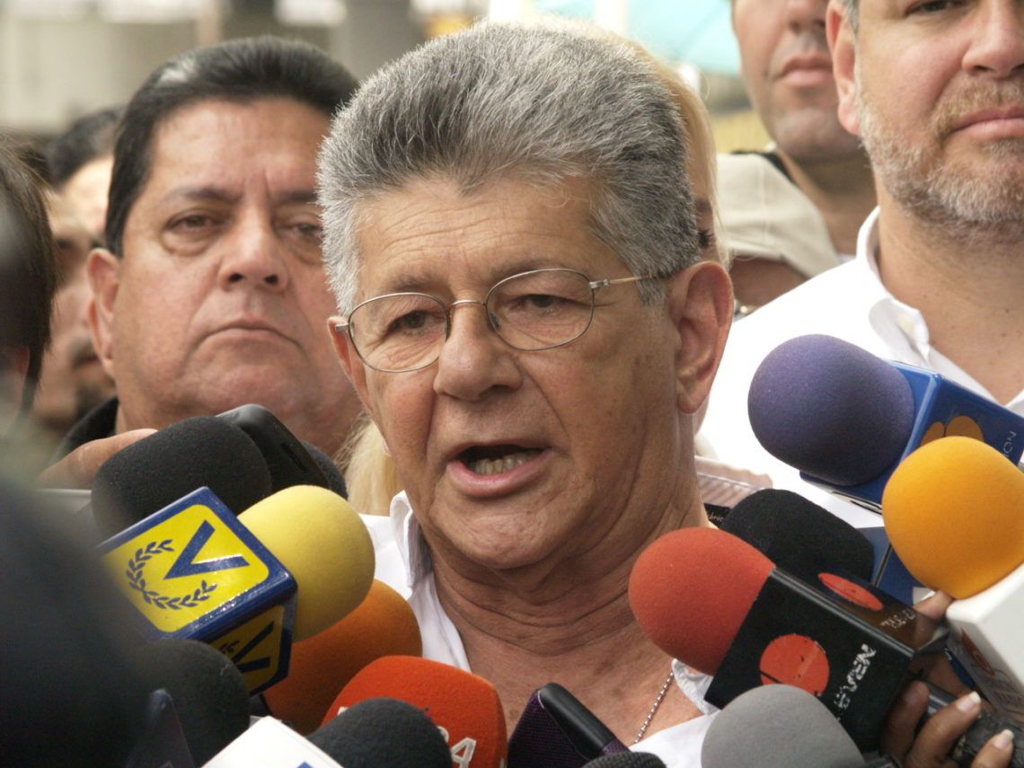 Ramos Allup anunció el respaldo de AD a María Corina Machado luego de las elecciones primarias
