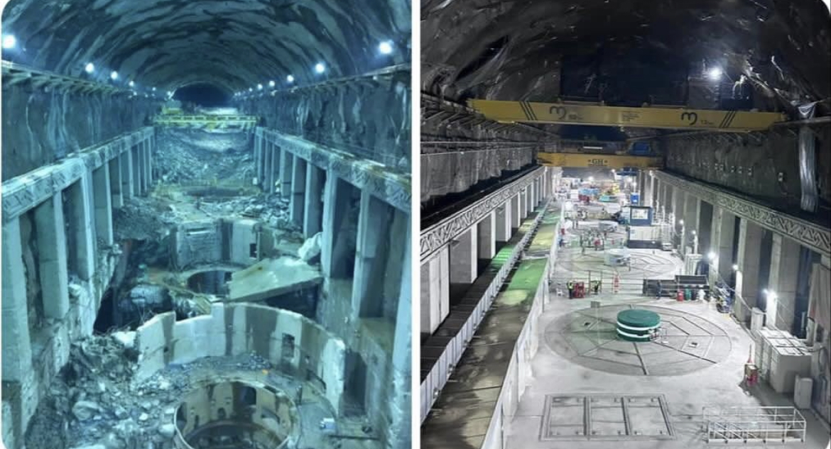 La tercera turbina de Hidroituango fue restaurada con éxito y está en correcto funcionamiento