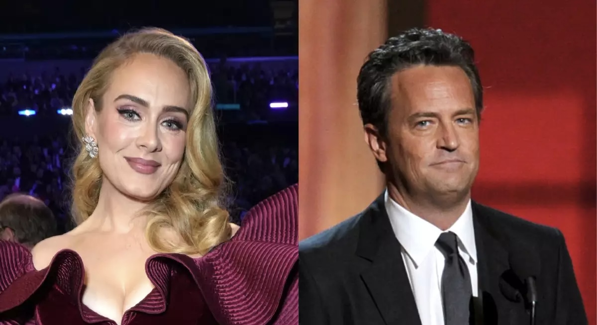 Adele le rinde un emotivo homenaje a Matthew Perry en pleno concierto (+ Video)