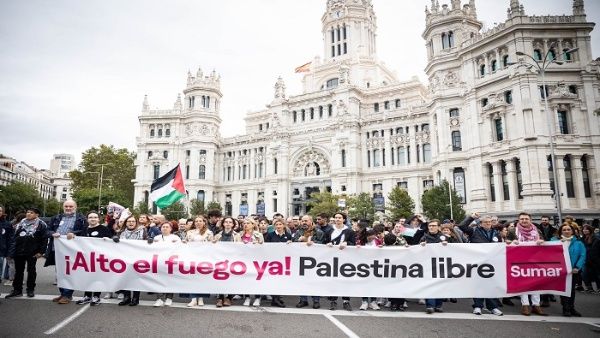 Multitudinarias marchas en apoyo a Palestina se registran en el mundo