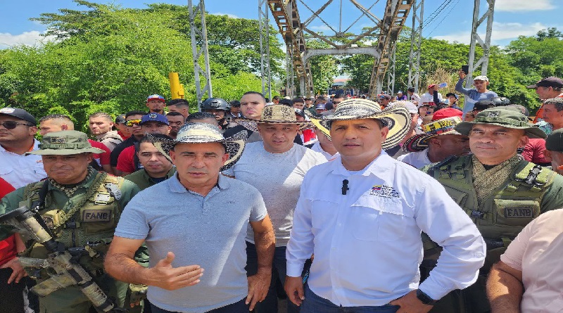 Autoridades supervisaron el Puente Unión para la reactivación del paso fronterizo colombo-venezolano