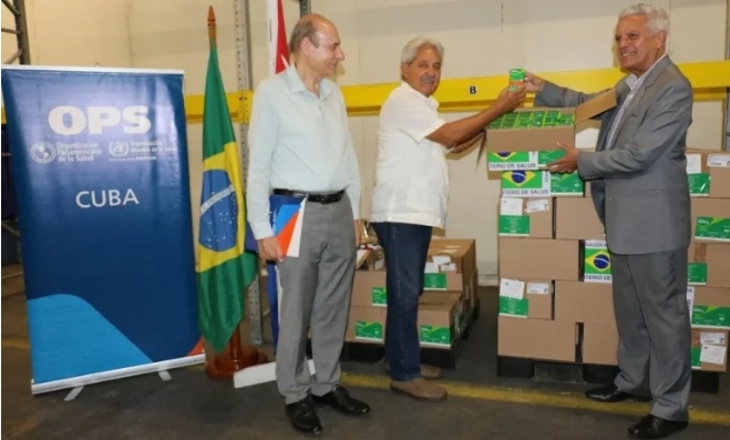 Cuba recibe donación de antirretrovirales procedentes de Brasil