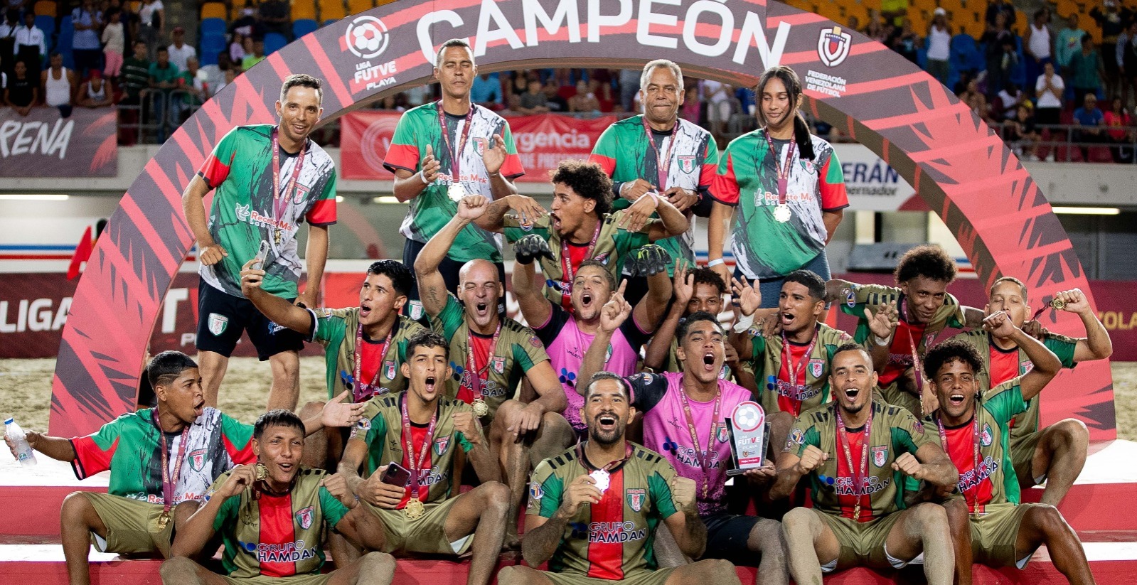 Guaicamacuto es el campeón de la liga Futve playa 2023