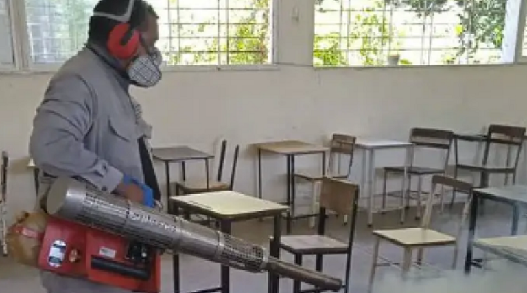 MinSalud realiza abordaje de fumigación en instituciones educativas de Amazonas