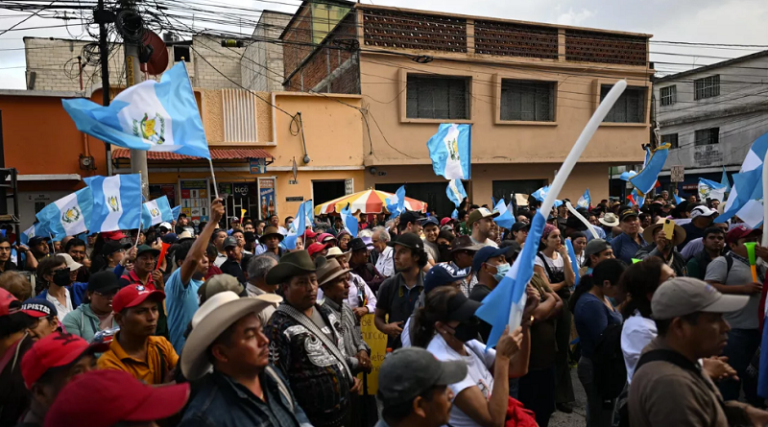 Pueblo de Guatemala protesta planes golpistas