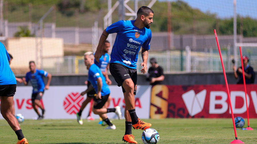 La Vinotinto entrena con miras a su próximo compromiso por Eliminatorias Sudamericanas