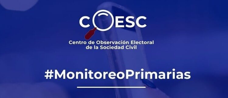 70 observadores de la sociedad civil monitorearán la primaria en 13 estados del país