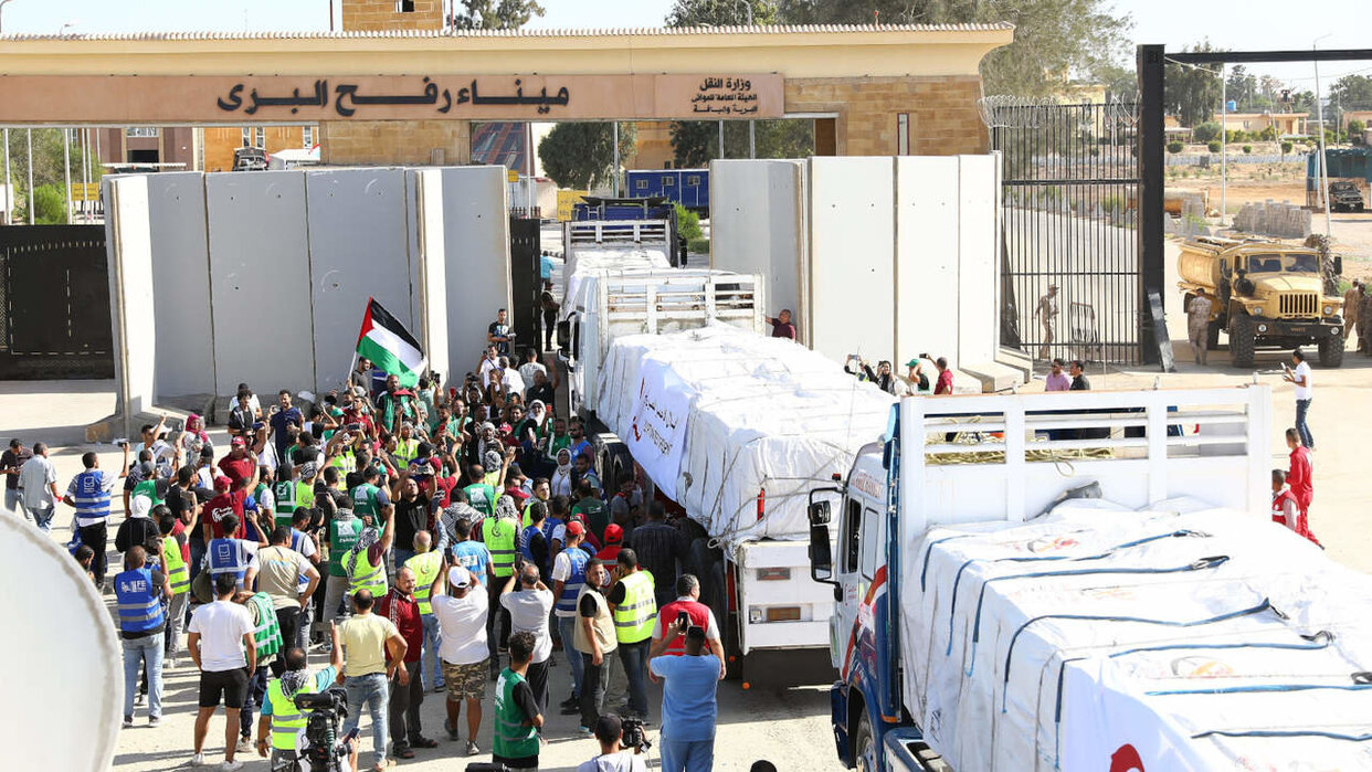 ONU confirma entrada de 20 camiones en Gaza con comida, agua y medicinas