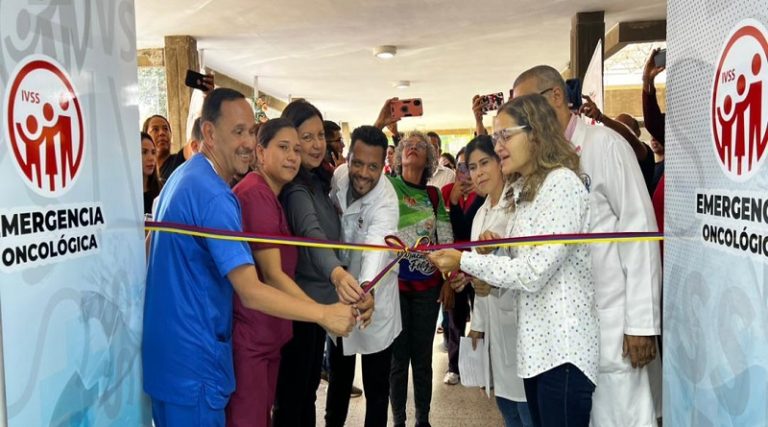 Reinaugurada emergencia del Hospital Oncológico Padre Machado