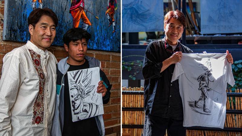 Creador de música de Dragon Ball Z da concierto a indígenas en México