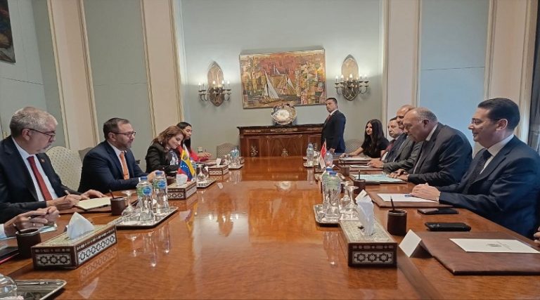 Egipto y Venezuela revisan agenda de cooperación bilateral