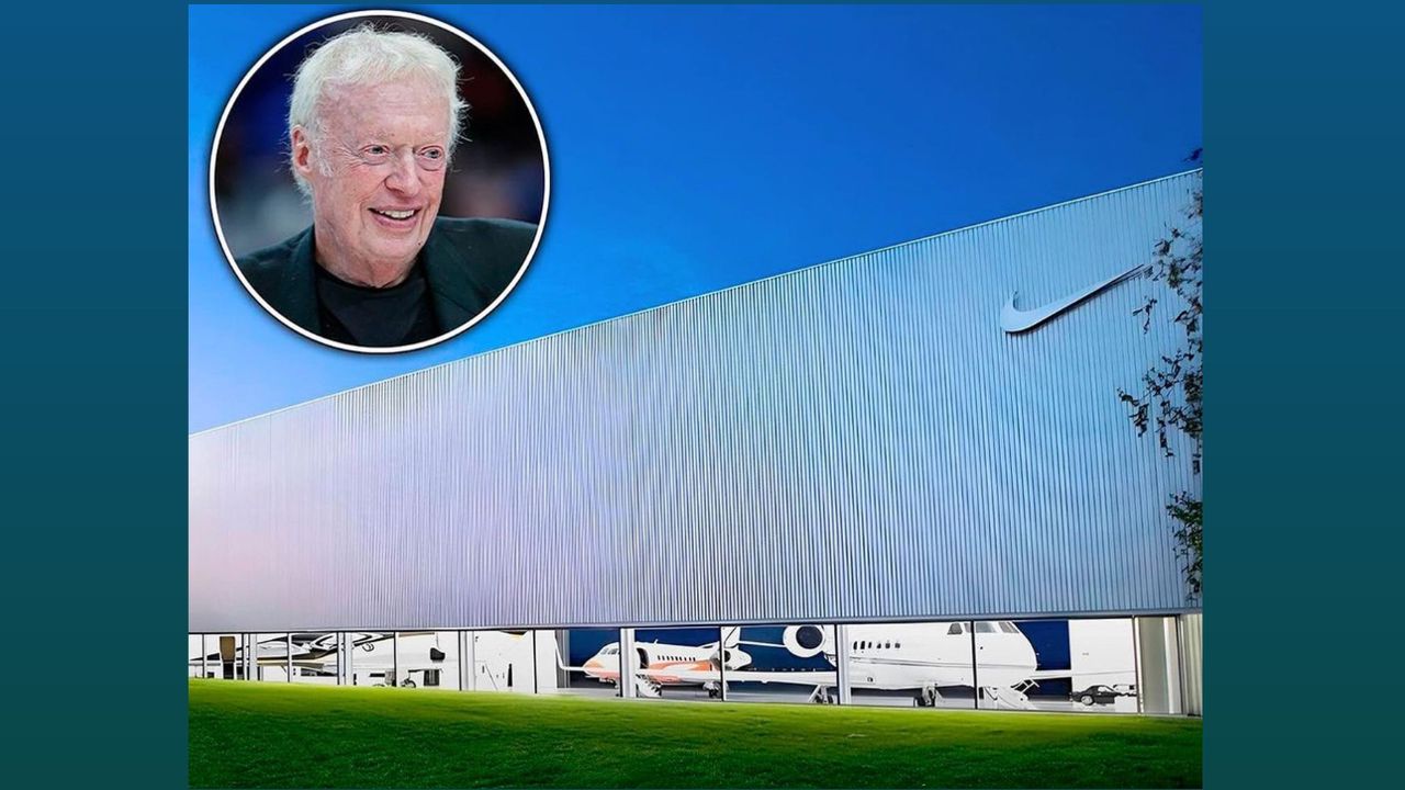 El fundador de Nike construyó este hangar de 7,6 millones de dólares para guardar todos sus Jets Nike