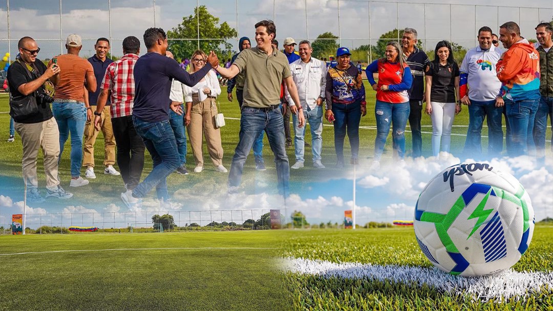 Reinaugurada la cancha de Fútbol “Leo Morales” de El Tigre, una obra emblemática en materia deportiva (+ Video)