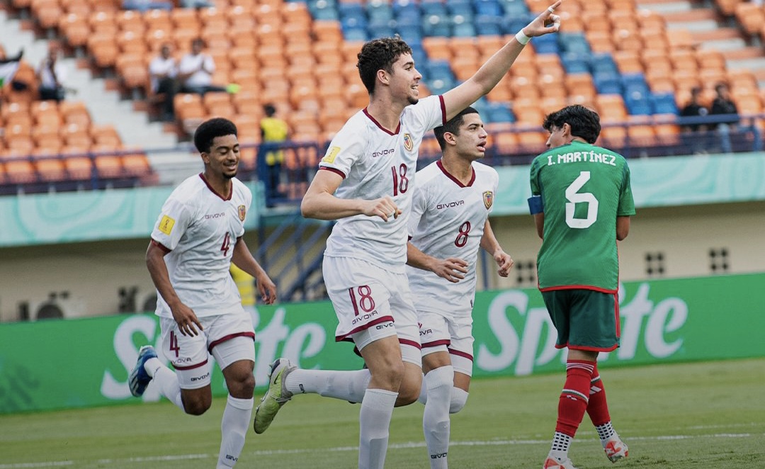 Mundial Sub-17: Venezuela iguala ante México y mantiene su invicto en la Copa del Mundo