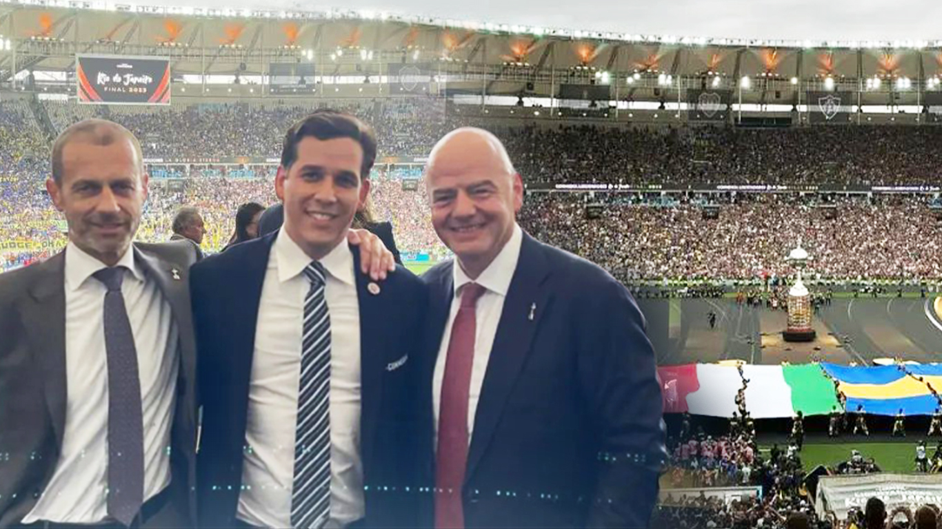 Presidente de la FVF, Jorge Giménez Ochoa estuvo presente en el partido final de la Copa Libertadores 2023 (+ Vea con quien)