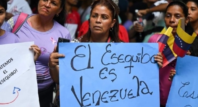 Habitantes de Nueva Esparta se movilizan por la defensa de El Esequibo