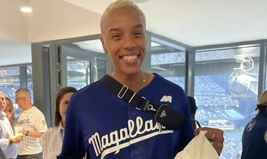 ¡La reina del triple salto es magallanera! Yulimar Rojas asistió al Monumental Simón Bolívar a apoyar a su equipo