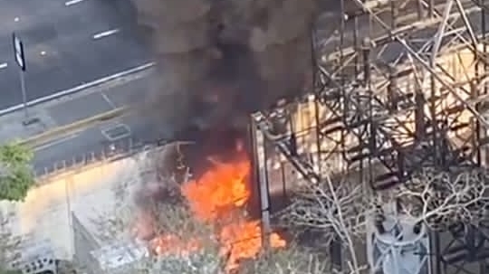 Incendio en subestación de El Cafetal deja varias zonas de Baruta sin servicio eléctrico