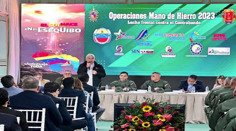 Avanza debate del plan de operaciones mano de hierro 2023 lucha contra el contrabando