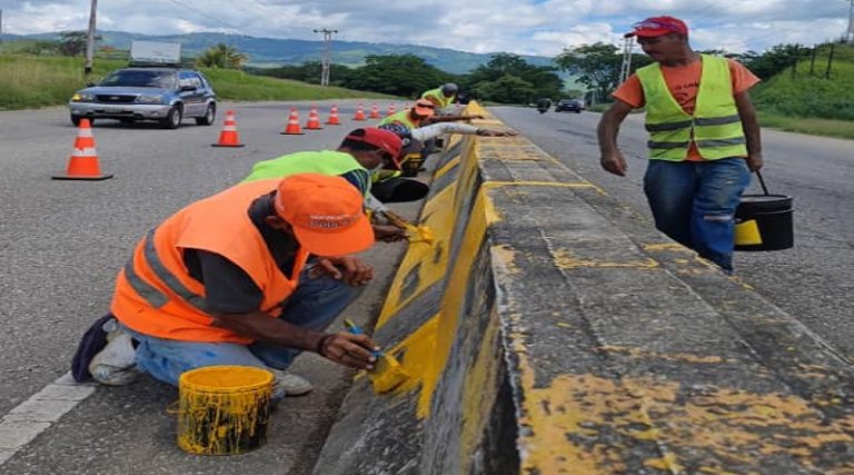 Continúa demarcación en autopista Charallave-Ocumare en Miranda