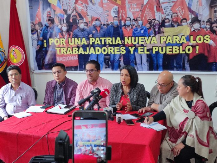 Sindicatos de Ecuador se movilizarán el próximo martes contra Ley Económica