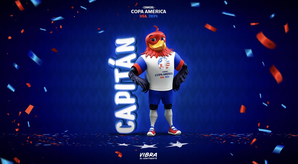 Capitán es el nombre de la mascota de la Conmebol para la Copa América 2024 (+ Detalles)