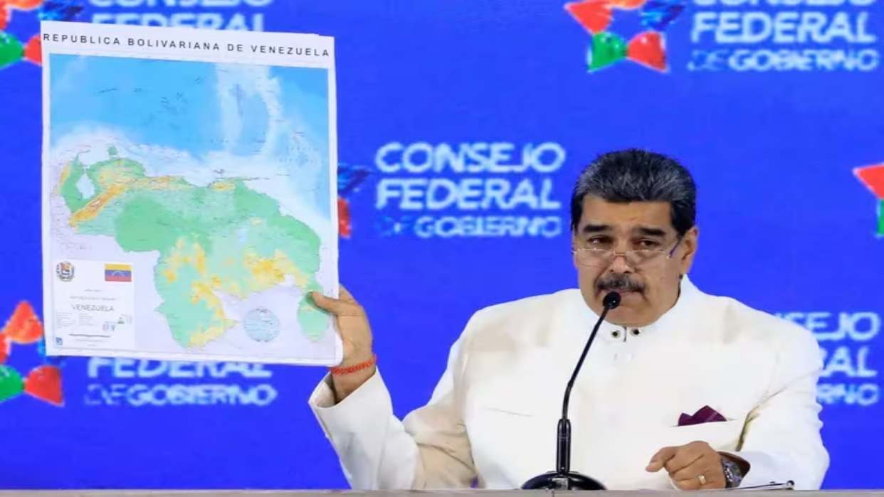 Presidente Maduro reitera su intención de «recuperar plenamente» el territorio disputado con Guyana