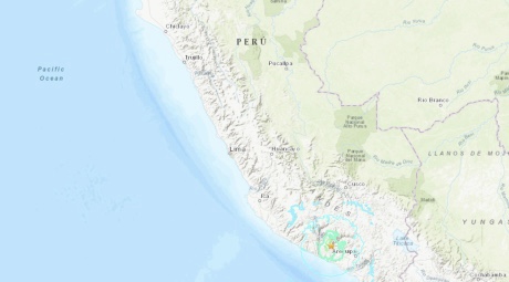 Sismo de magnitud 6.2 sacudió el sur de Perú este miércoles
