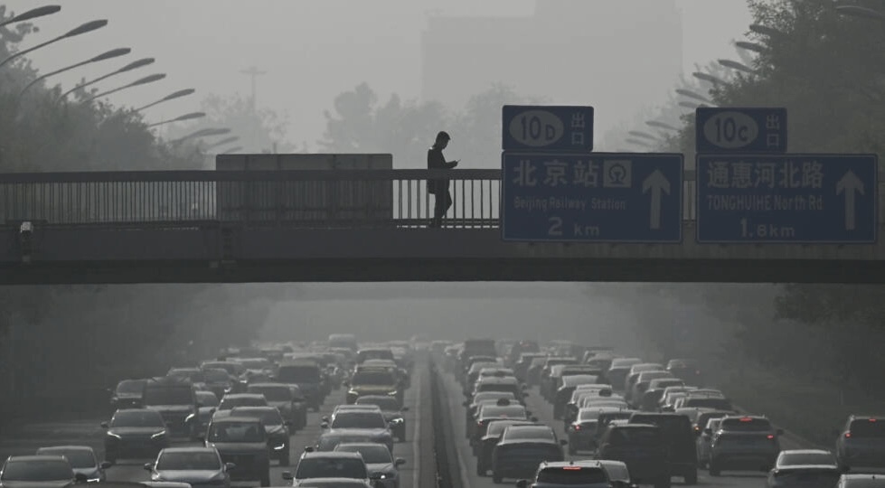La contaminación del aire empeoró en China en 2023, por primera vez en diez años