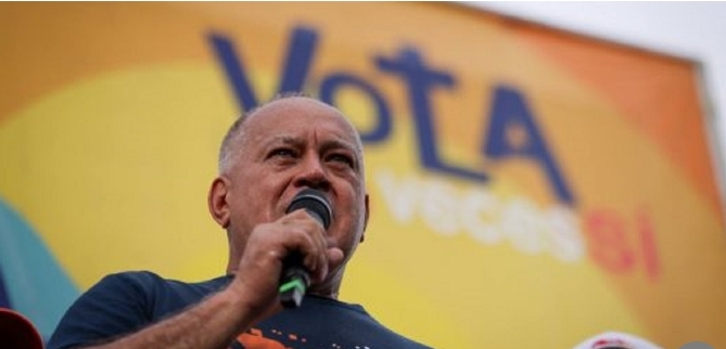 Diosdado Cabello: Vamos juntos en familia a decirle cinco veces sí a la historia