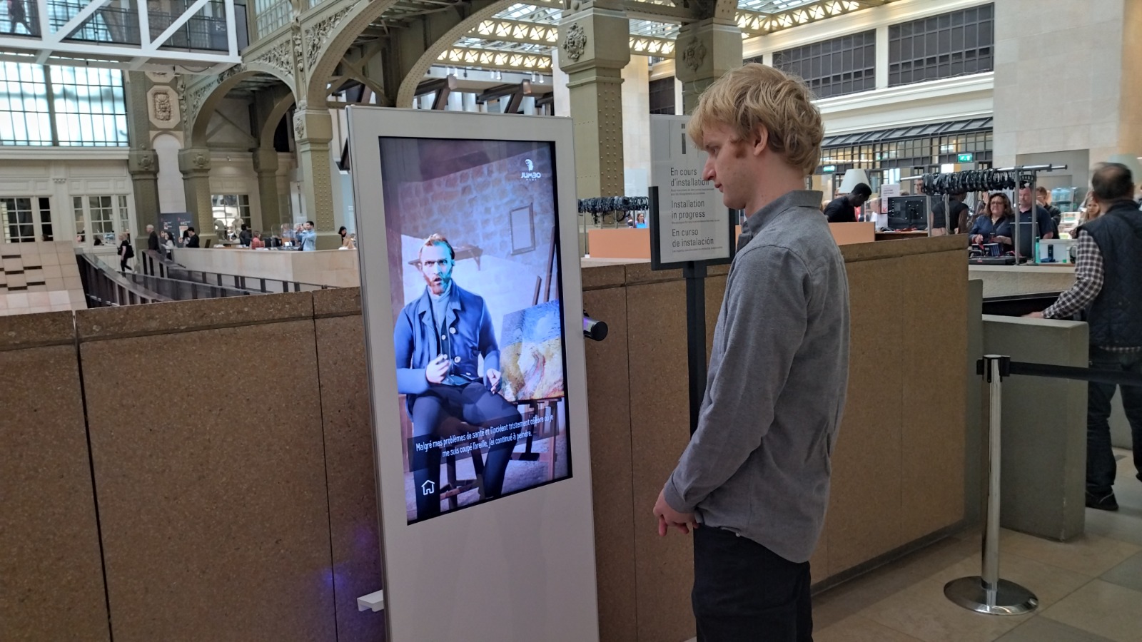 Museo en Francia instala replica que habla de Van Gogh con IA