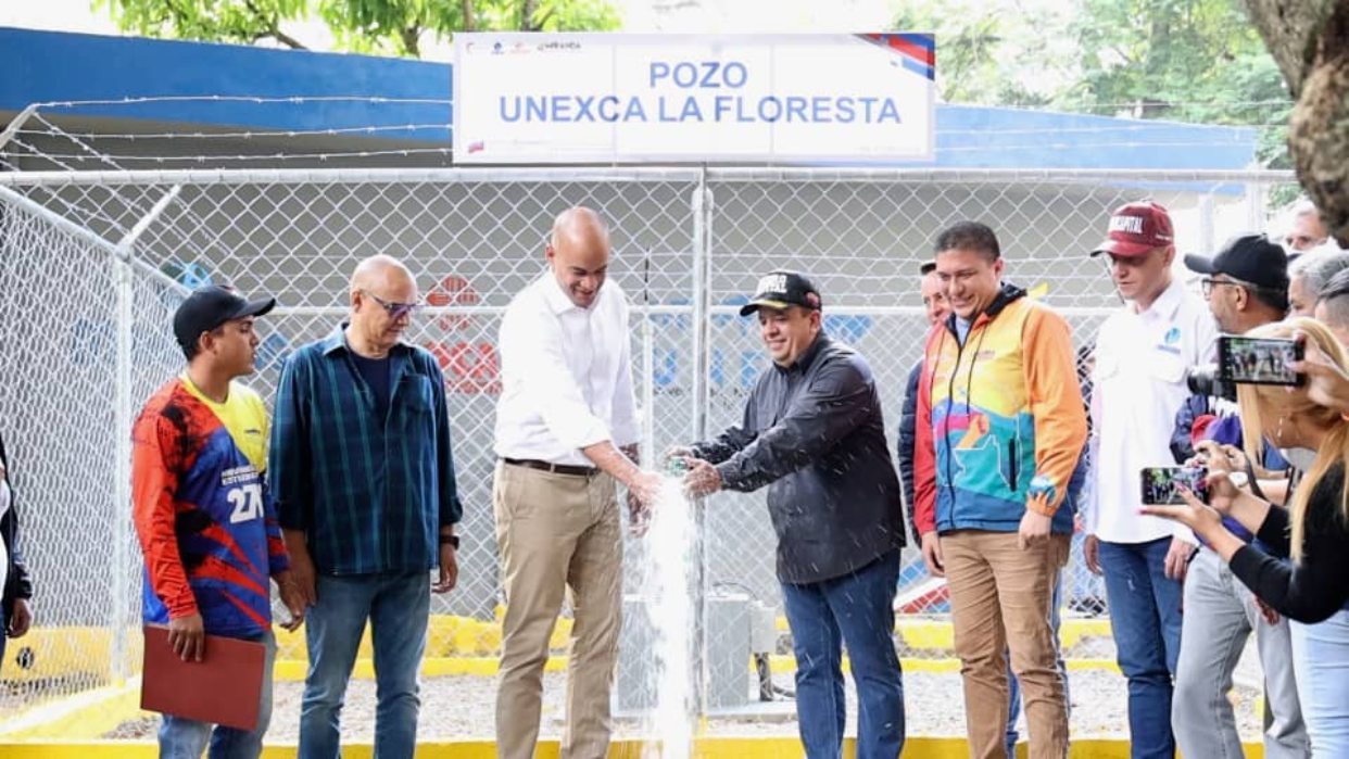 Ministro Marco Torres activó tres pozos profundos para aportar 864 mil litros por día al estado Miranda