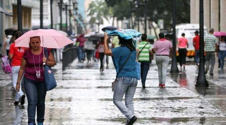 Inameh pronostica precipitaciones dispersas de corta duración en el país