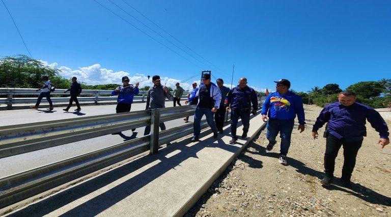 Construcción de puente de Carenero registra 97 % de avance