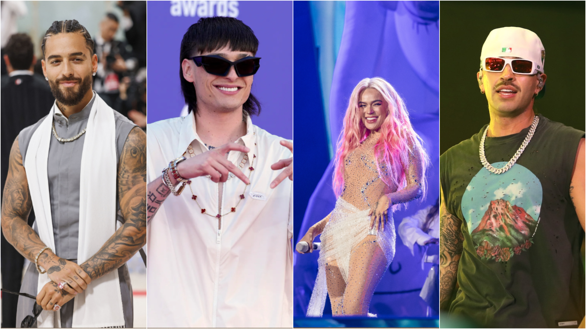 Maluma, Peso Pluma, Grupo Frontera y Karol G lideran las nominaciones del Premio Lo Nuestro