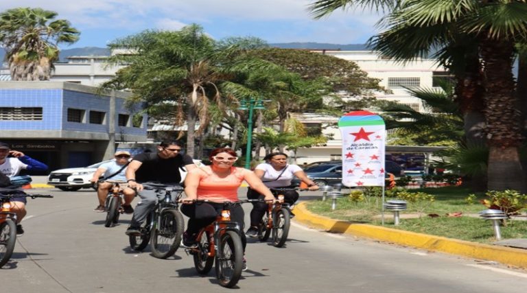 Activan plan Rueda Libre y ciclovía desde Plaza Pagüita a Los Próceres