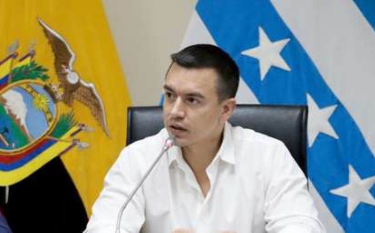 Noboa teme que Ecuador pase de ser «centro logístico» de droga a convertirse en uno de producción