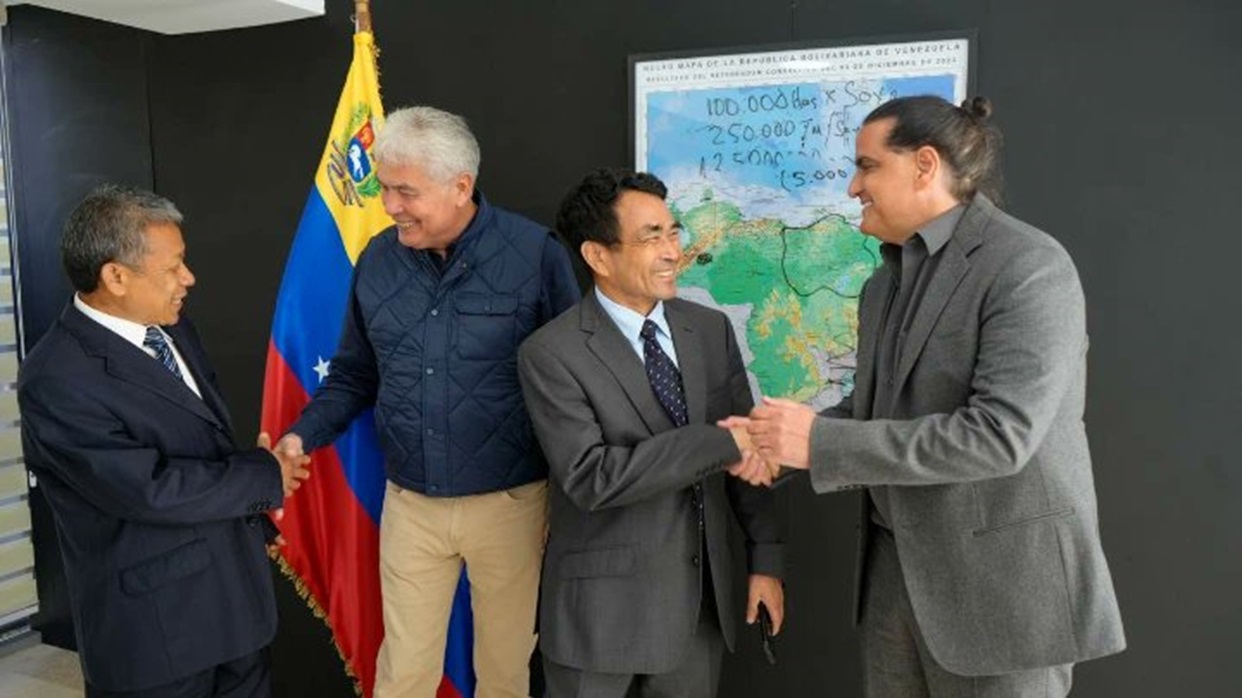 Alex Saab y Ministro Castro Soteldo reciben a inversionistas chinos para potenciar sector agrícola en Venezuela