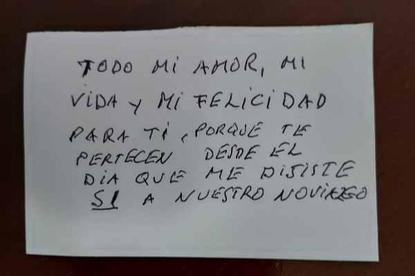 Su abuelo deja una nota por San Valentín a su abuela tras 70 años juntos y se hace viral: «Todo mi amor…»