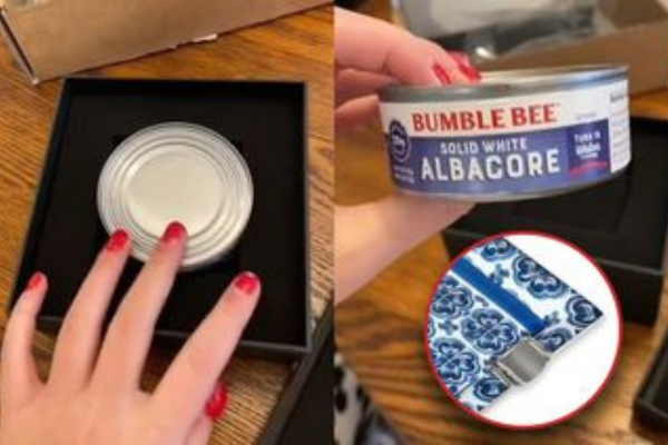 Mujer pide en línea un exclusivo cenicero Dolce & Gabbana y recibe una lata de atún (+ Video)