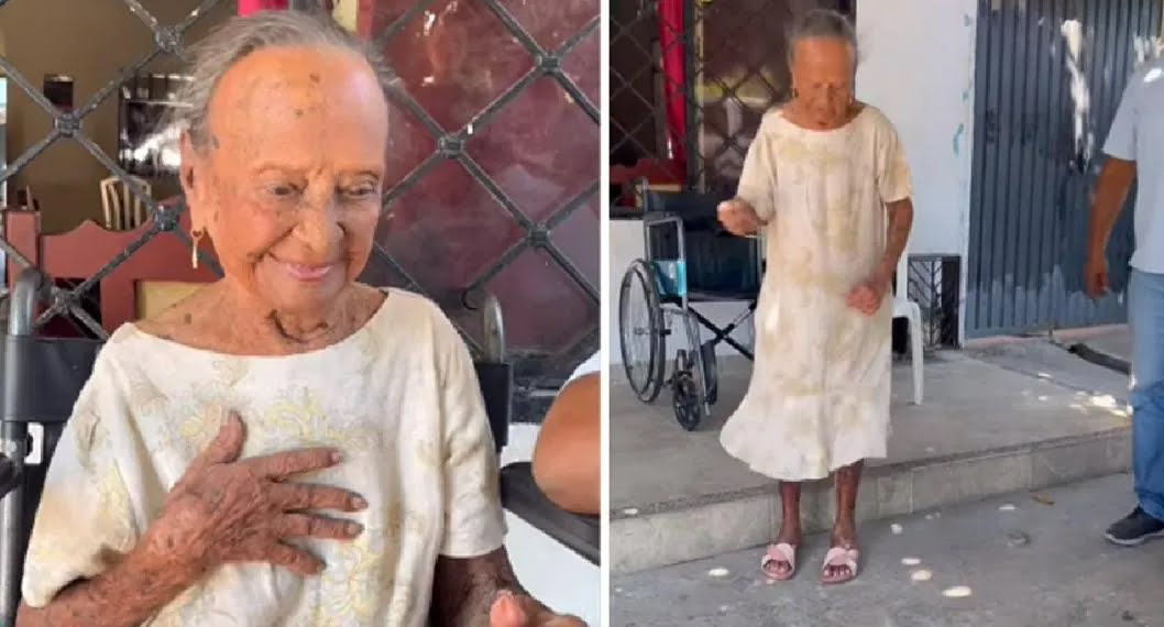 Abuela de 102 años baila trompo y también vallenato (+ Vídeo)