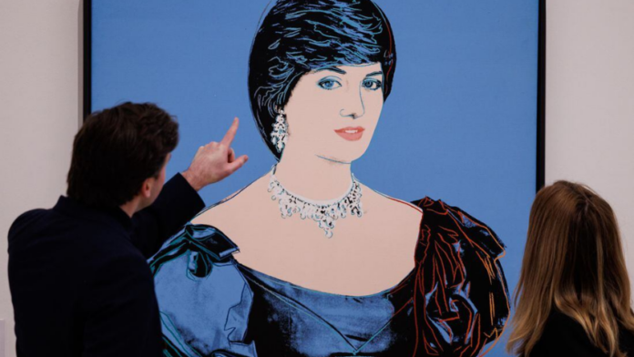 ¡Récord! Retrato de la princesa Diana se subasta por 3 millones de dólares