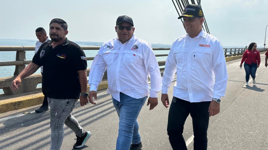 Intervención integral del puente sobre el Lago de Maracaibo registra 80% de avance