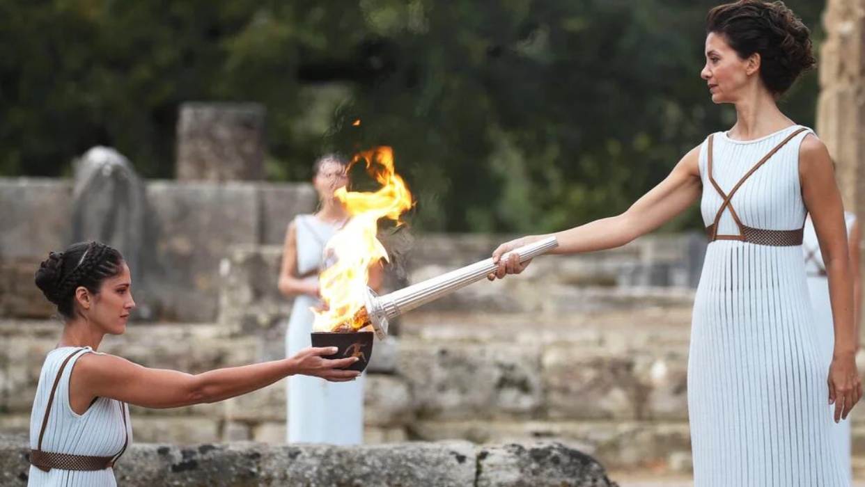 La llama de los Juegos de París se encenderá en Olimpia el 16 de abril
