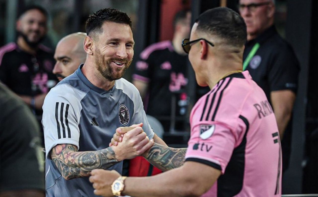 Encuentro épico: Saludo entre Messi y Daddy Yankee, leyendas en sus campos (+ Vídeo)