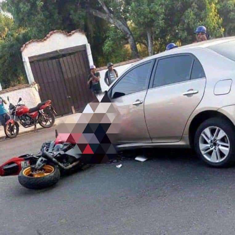 ¡Lamentable!|Mürió un motorizado durante accidente de tránsito en Cúa